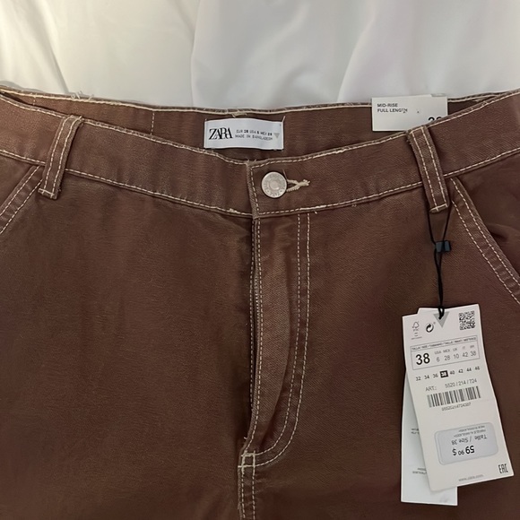 BNWT ZARA WIDE LEG CARGOS - Picture 3 of 6